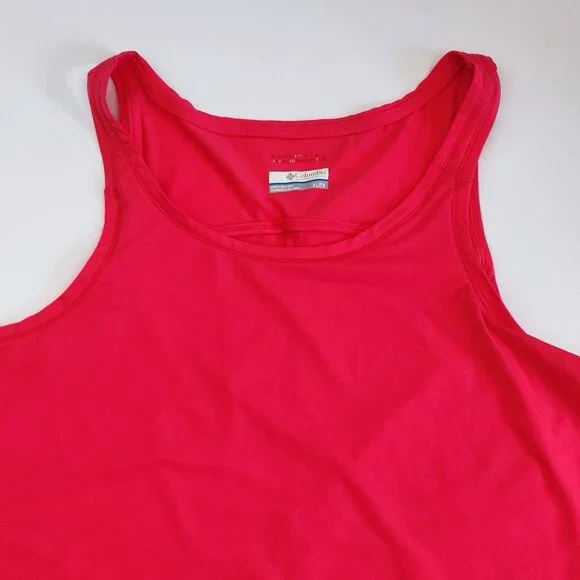 Columbia Omni-Wick athletic / active wear tank top pink women's size XL - Picture 2 of 8